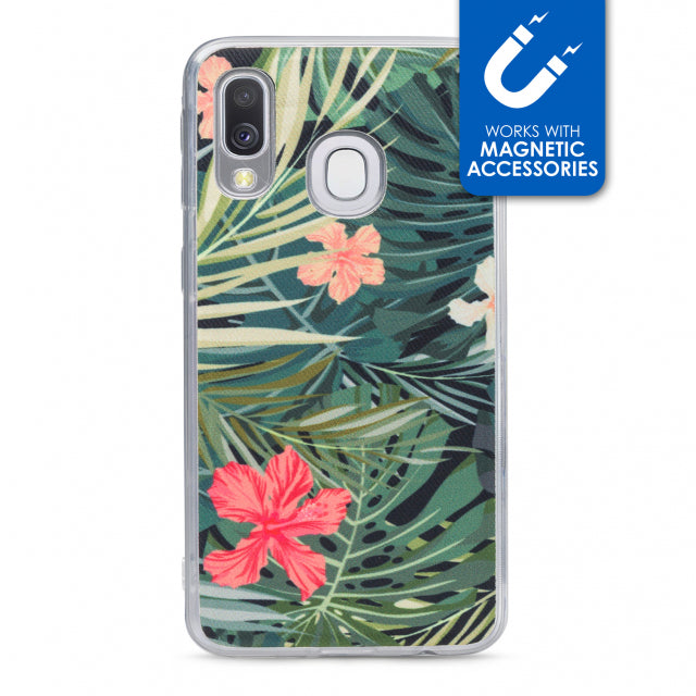 My Style Magneta Case For Samsung Galaxy A40 Black Jungle