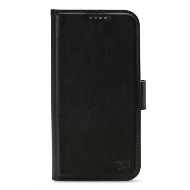 Senza Pure Leather Wallet Apple Iphone 13 Pro Max Deep Black