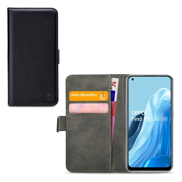 Mobilize Classic Gelly Wallet Book Case Oppo Find X5 Lite 5G Black