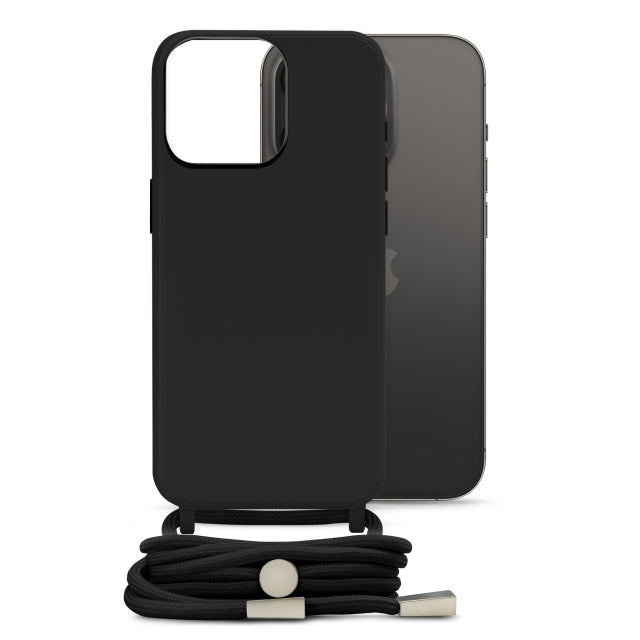 Mobilize Lanyard Gelly Case For Apple Iphone 14 Pro Black