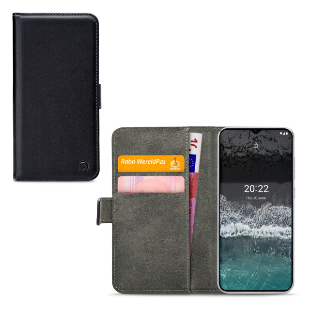 Mobilize Classic Gelly Wallet Book Case Nokia C21 Black