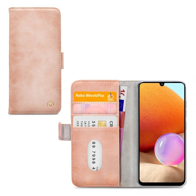 Mobilize Elite Gelly Wallet Book Case Samsung Galaxy A32 4G Soft Pink