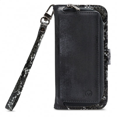 Mobilize 2In1 Magnet Zipper Case Apple Iphone 13 Mini Black/Snake