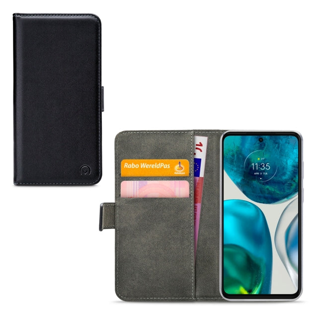Mobilize Classic Gelly Wallet Book Case Motorola Moto G52 Black