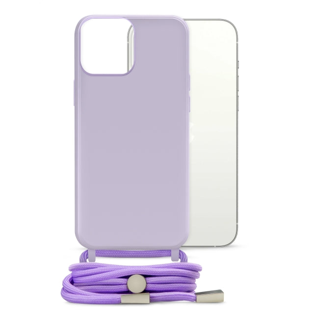 Mobilize Lanyard Gelly Case For Apple Iphone 13 Mini Pastel Purple