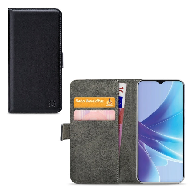 Mobilize Classic Gelly Wallet Book Case Oppo A57S 4G/A77S 4G Black