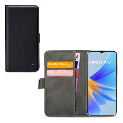 Mobilize Classic Gelly Wallet Book Case Oppo A17 Black