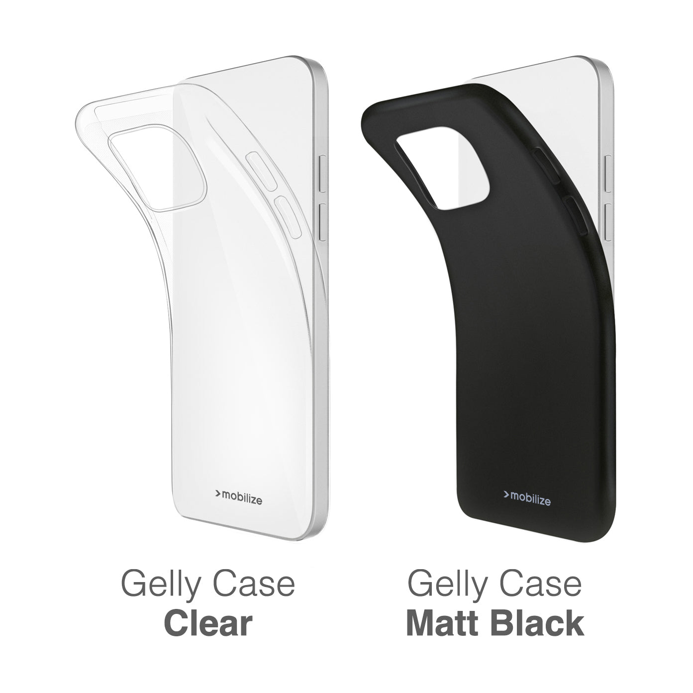 Mobilize Rubber Gelly Case Oneplus 12R Matt Black