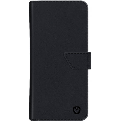 Valenta Leather Book Case Snap Universal Large Black