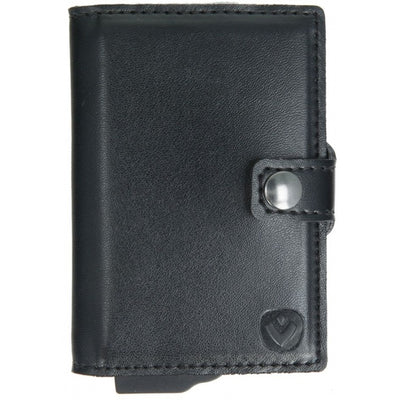 Valenta Wallet Card Case Plus Black/Silver