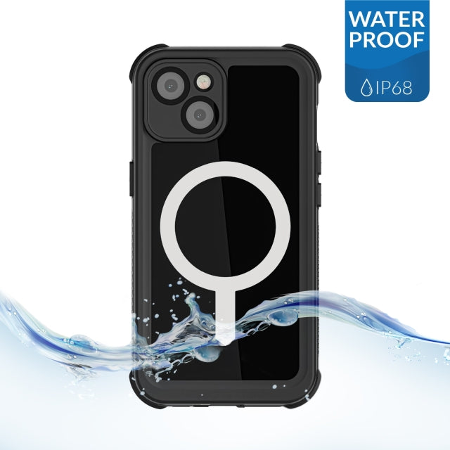 Ghostek Nautical Waterproof Magsafe Case + Belt Swivel Holster Apple Iphone 14 Black