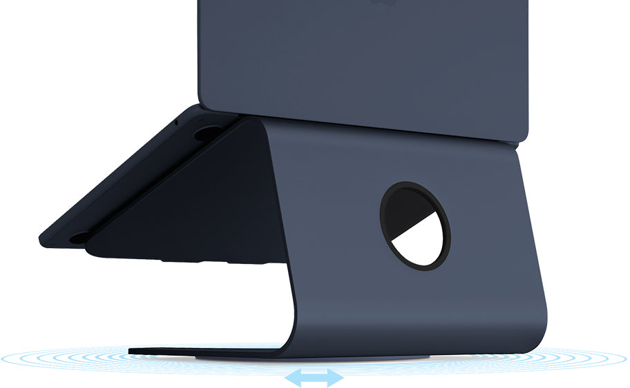 Rain Design Mstand 360 Laptop Stand + Swivel Base Midnight