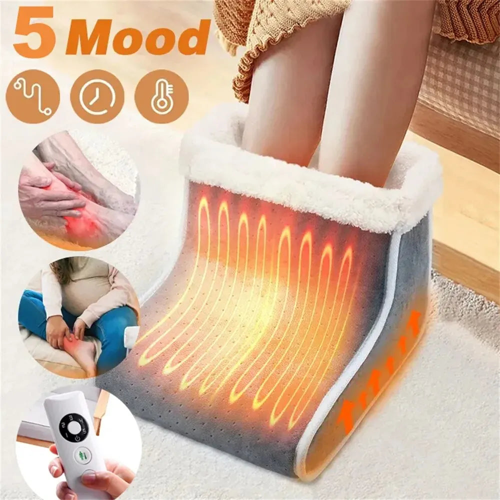 Foot heater - 5 modes - incl. remote control
